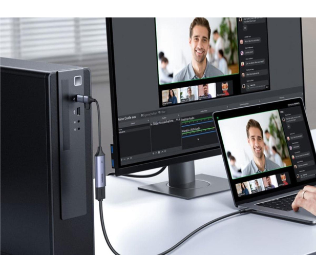 UGREEN Karta do przechwytywania wideo HDMI do USB CM629 2K 30Hz - 1501487 - zdjęcie 4